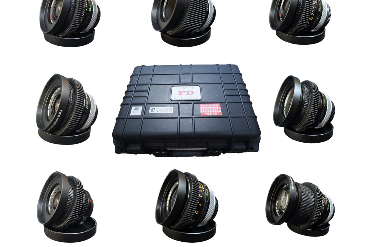 Location Canon FD 24, 28, 35, 50macro, 55, 85, 100 et 135mm - Lightyshare