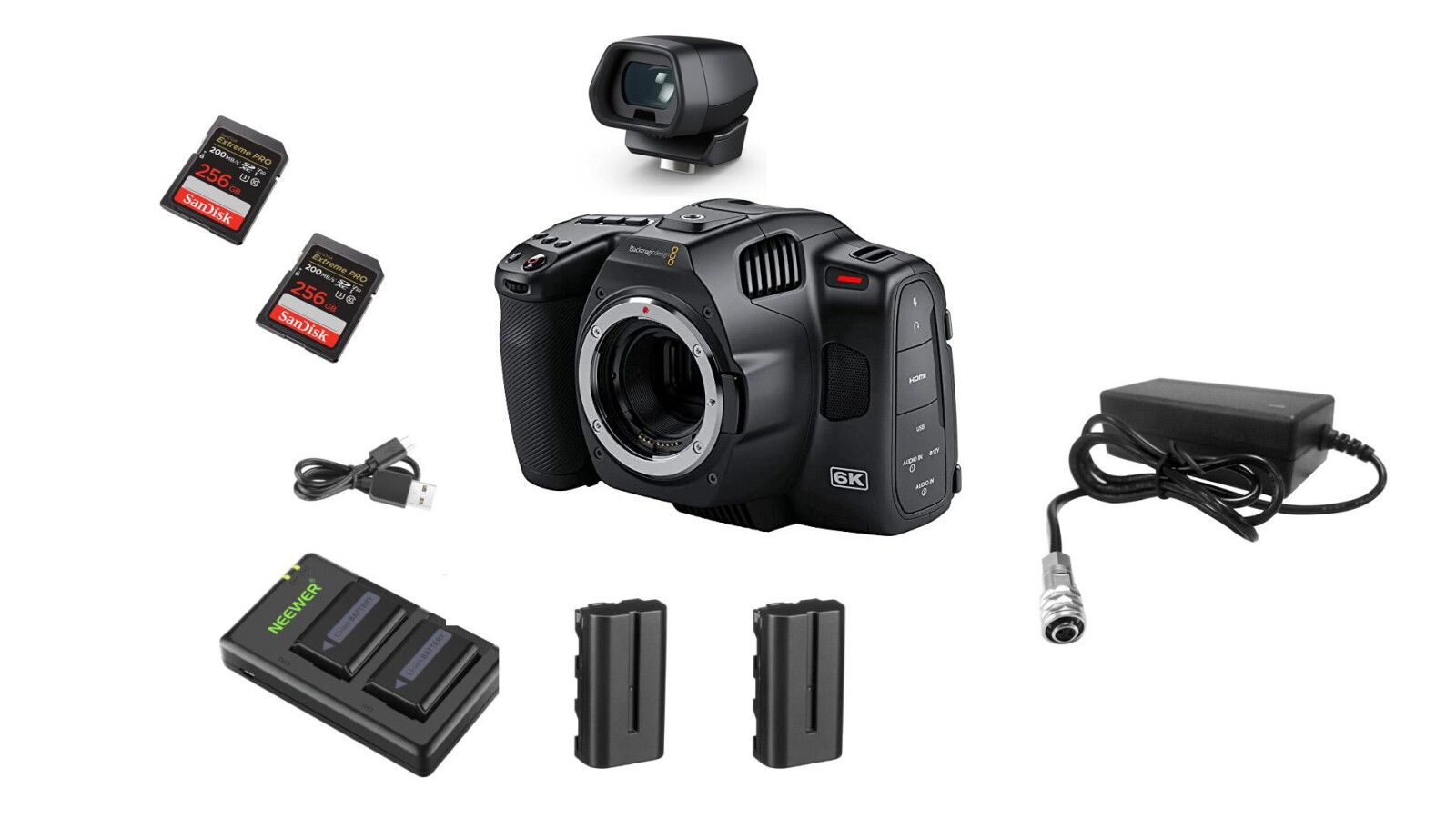 Blackmagic 6K PRO + Viseur - Photo 1 sur 1