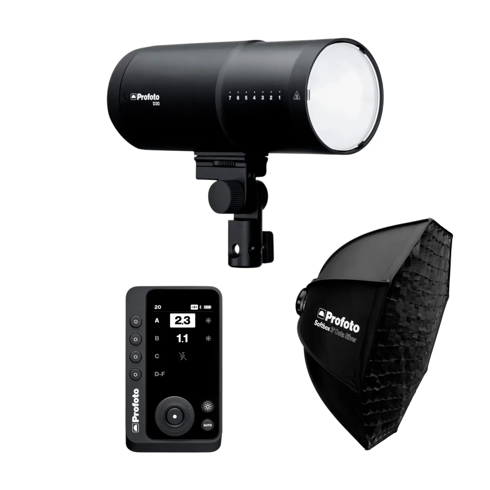 Pack Profoto Portrait Beauty — D30 500Ws + Octa 3' Silver + Connect Pro-N - Photo 1 sur 1