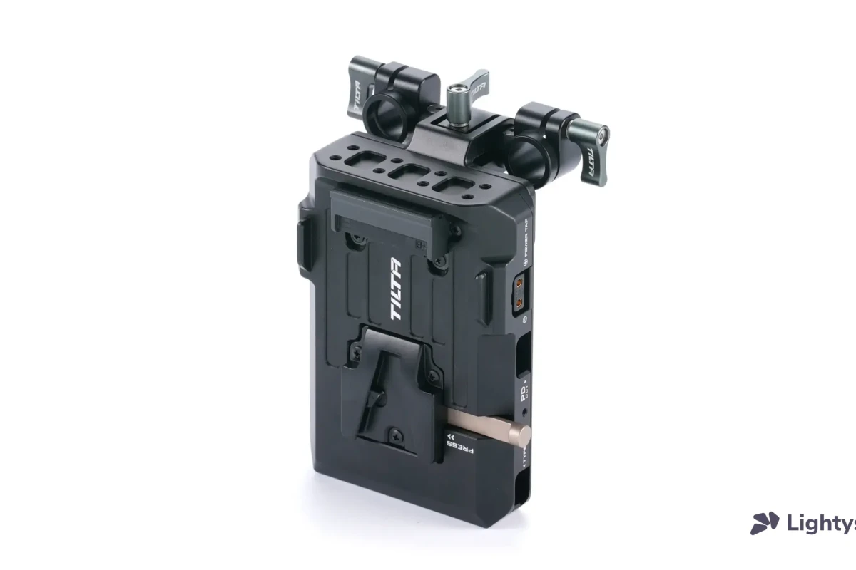 Location Tilta PD V-Mount Battery Plate - Black (Tiltaing Smart V-Mount Battery Plate) - Lightyshare