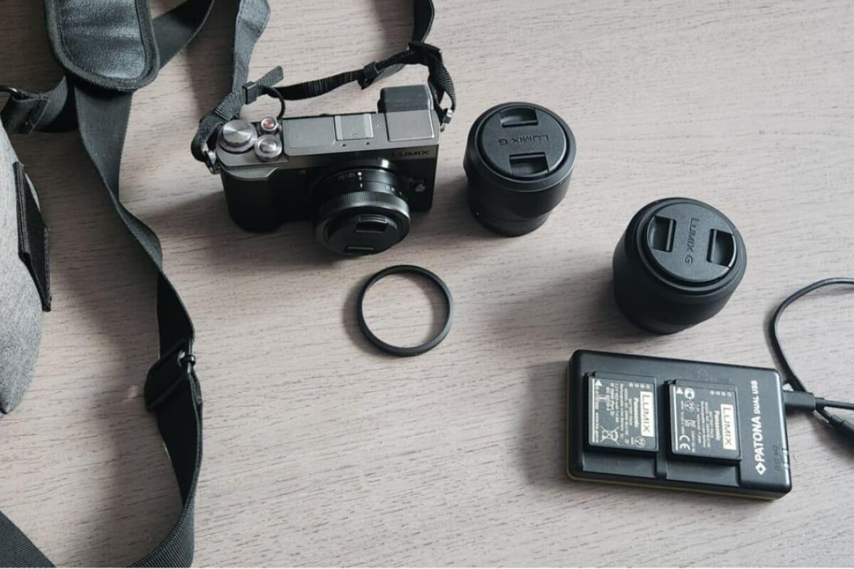 Location Panasonic Lumix Gx9 - Kit batterie, objectif et sacoche. - Lightyshare