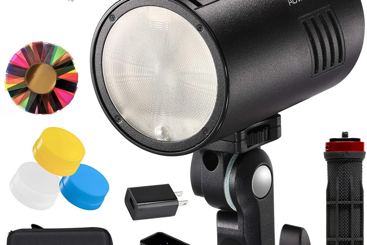 Location Flash GODOX AD100Pro 100Ws + Kit d'accessoires AK-R1 + trepied flash - Lightyshare