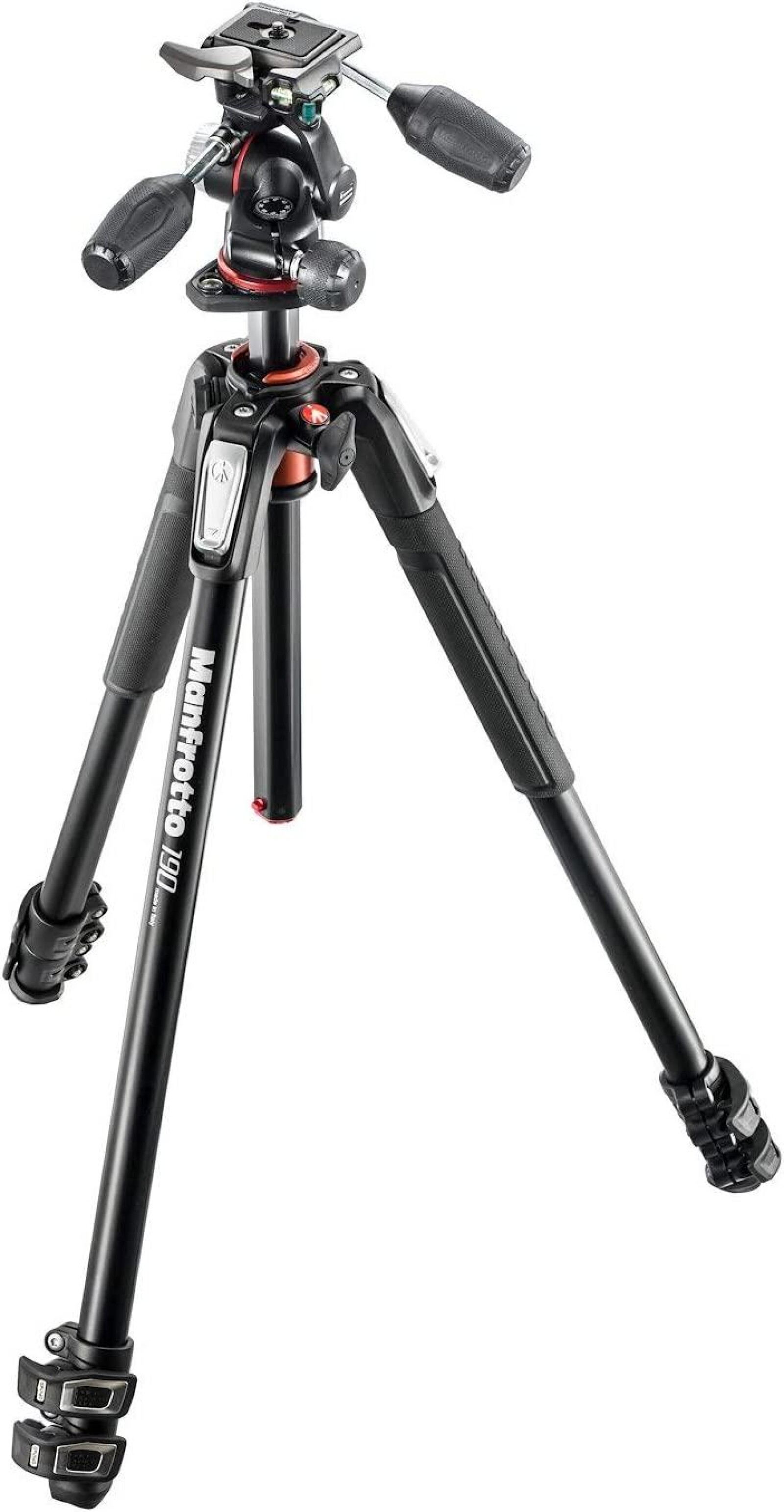 Trepied aluminium Manfrotto MK190XPRO3-3W + Rotule 3 Dimensions - Photo 2 sur 4