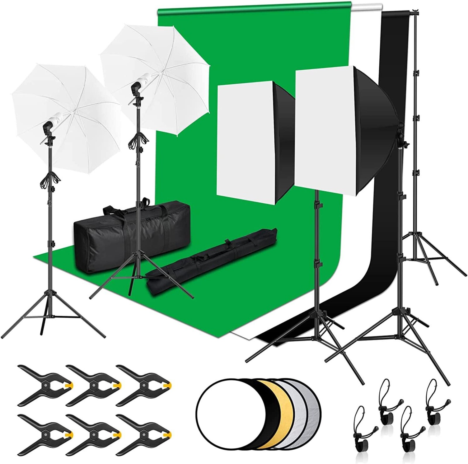 Kit Studio Fond Vert EMART - Photo 1 sur 7