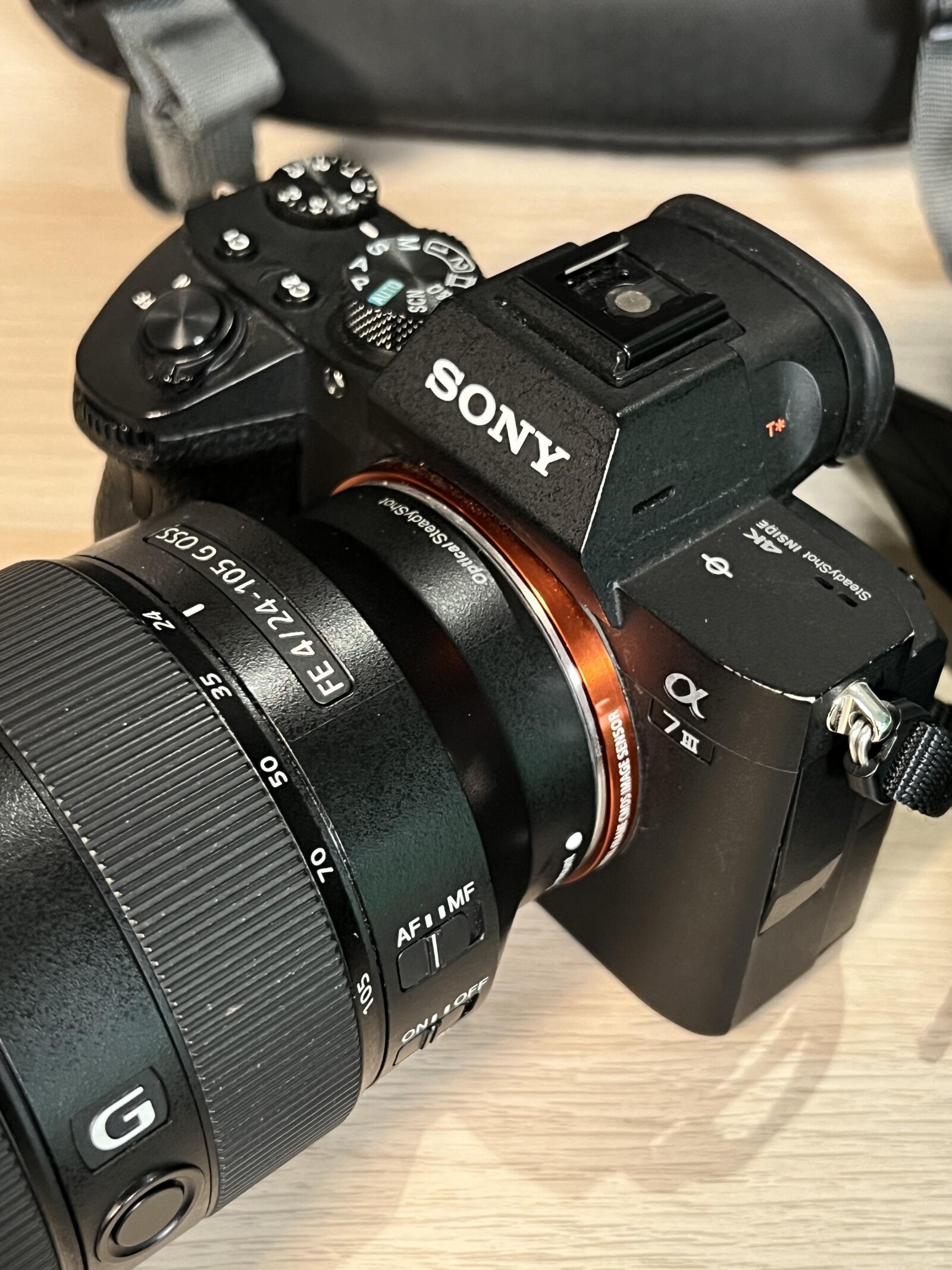 Sony Alpha 7 III + 24-105mm F4 G OSS + Batterie + sac - Photo 3 sur 4