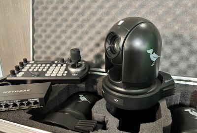 Location Pack 3 Caméras PTZ Birddog P200 + PTZ Keyboard + Switch POE + Flight Case