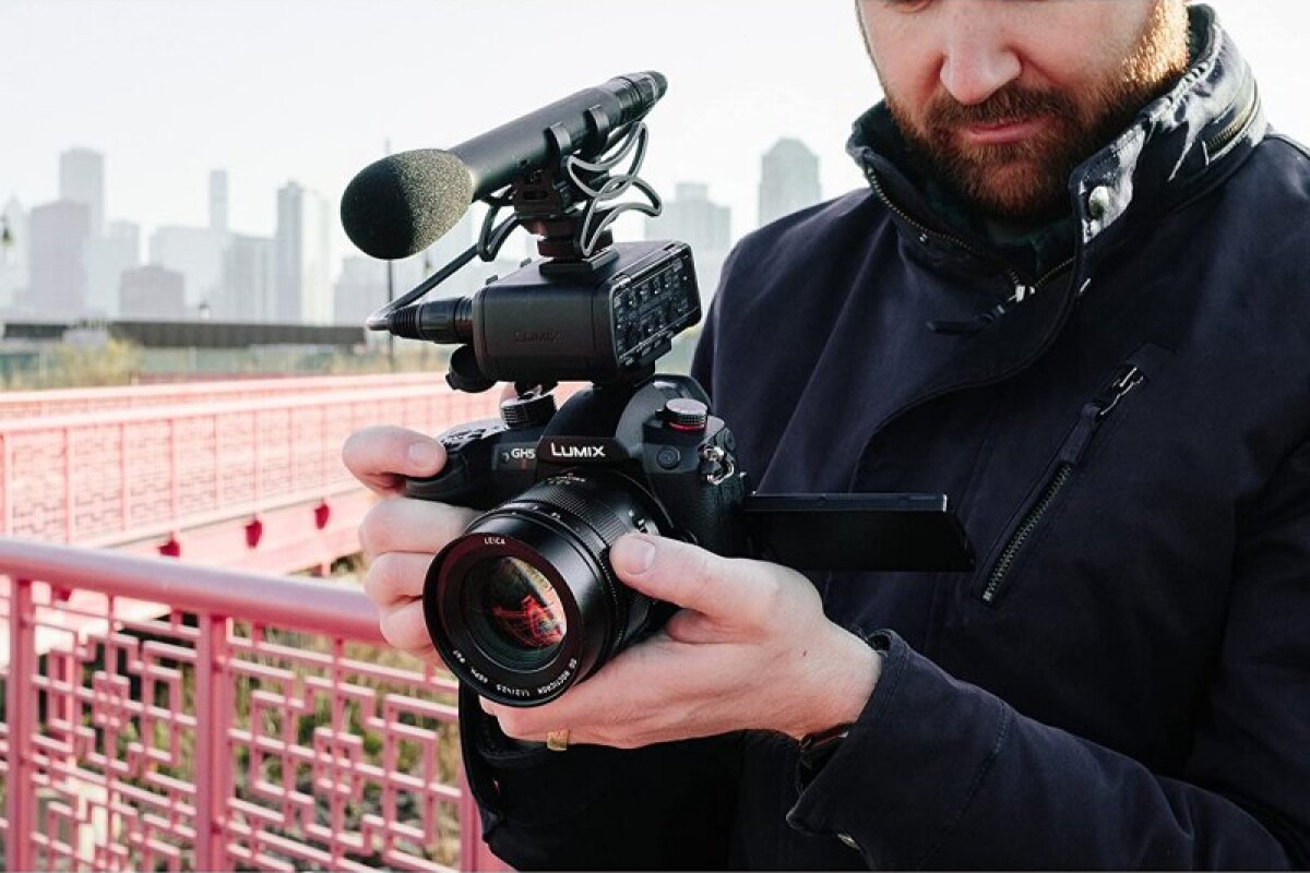 Location Pack GH5 lumix, micro MKH416, Adaptateur XLR, Trépied - Lightyshare