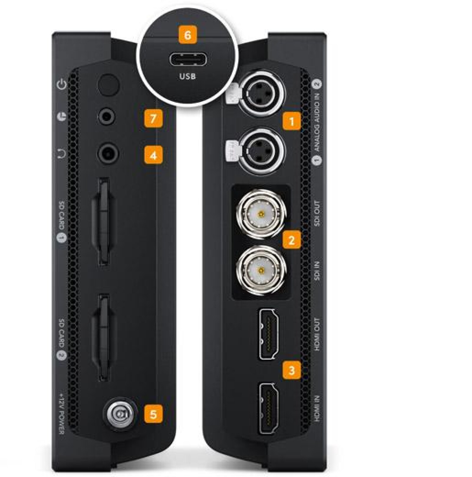 Blackmagic Video Assist 7 12G - Photo 2 sur 3