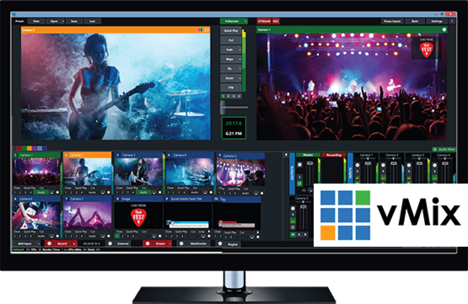 Petite régie vidéo vMix ( STATION STREAMING ) - Photo 2 sur 3