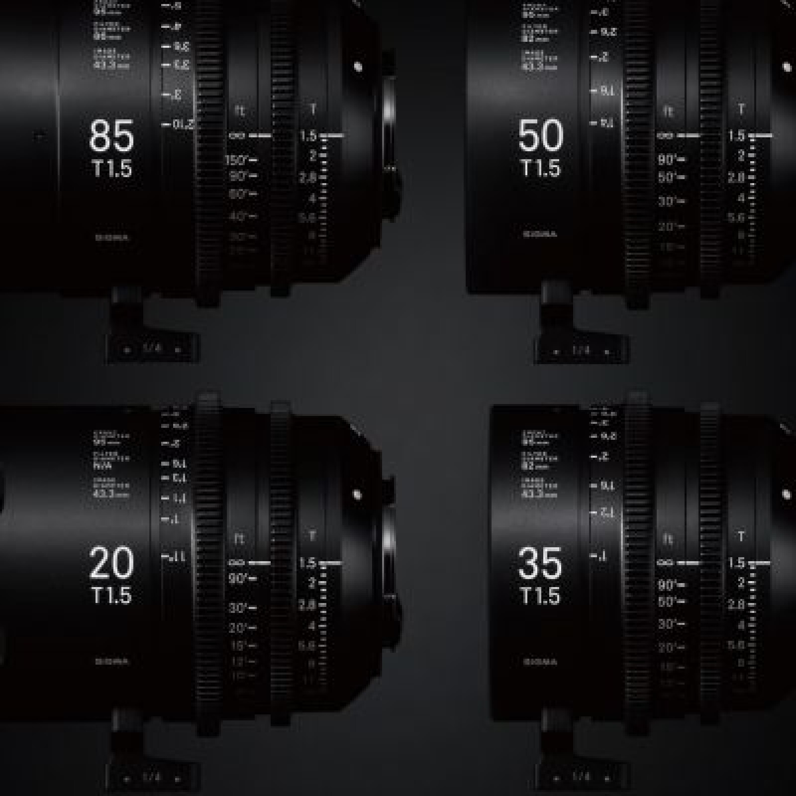 SIGMA CINE LENS SERIE - 20-24-35-50-85 PL - Photo 1 sur 1
