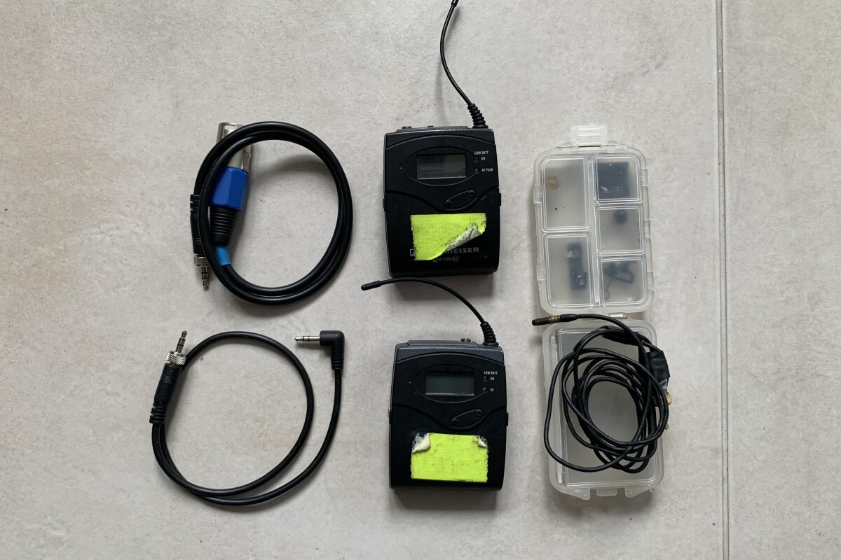 Location Kit HF sennheiser G3 + capsule micro Sanken Cos-11 - Lightyshare