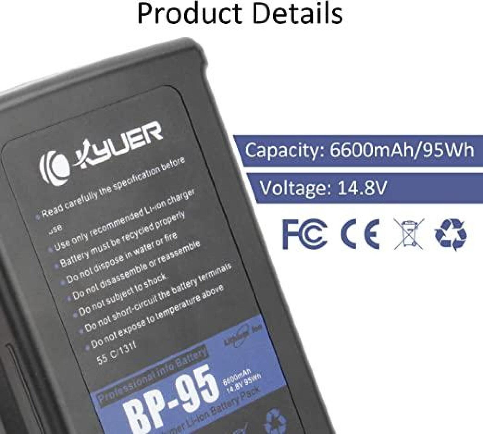 Batteries V-lock 95 Wh (X2) + Chargeur SWIT - Photo 3 sur 3