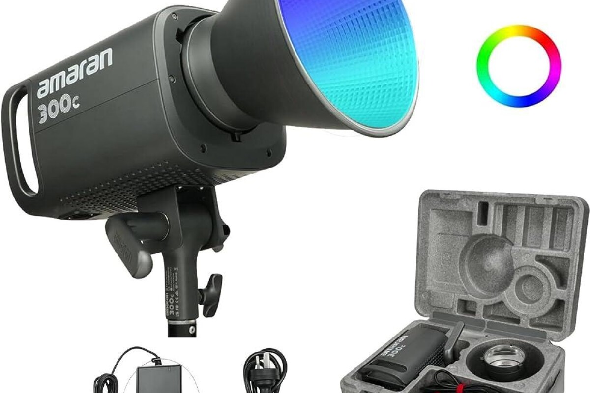 Location Projecteur LED Amaran 300C - Trépied - Lightdome - Lightyshare