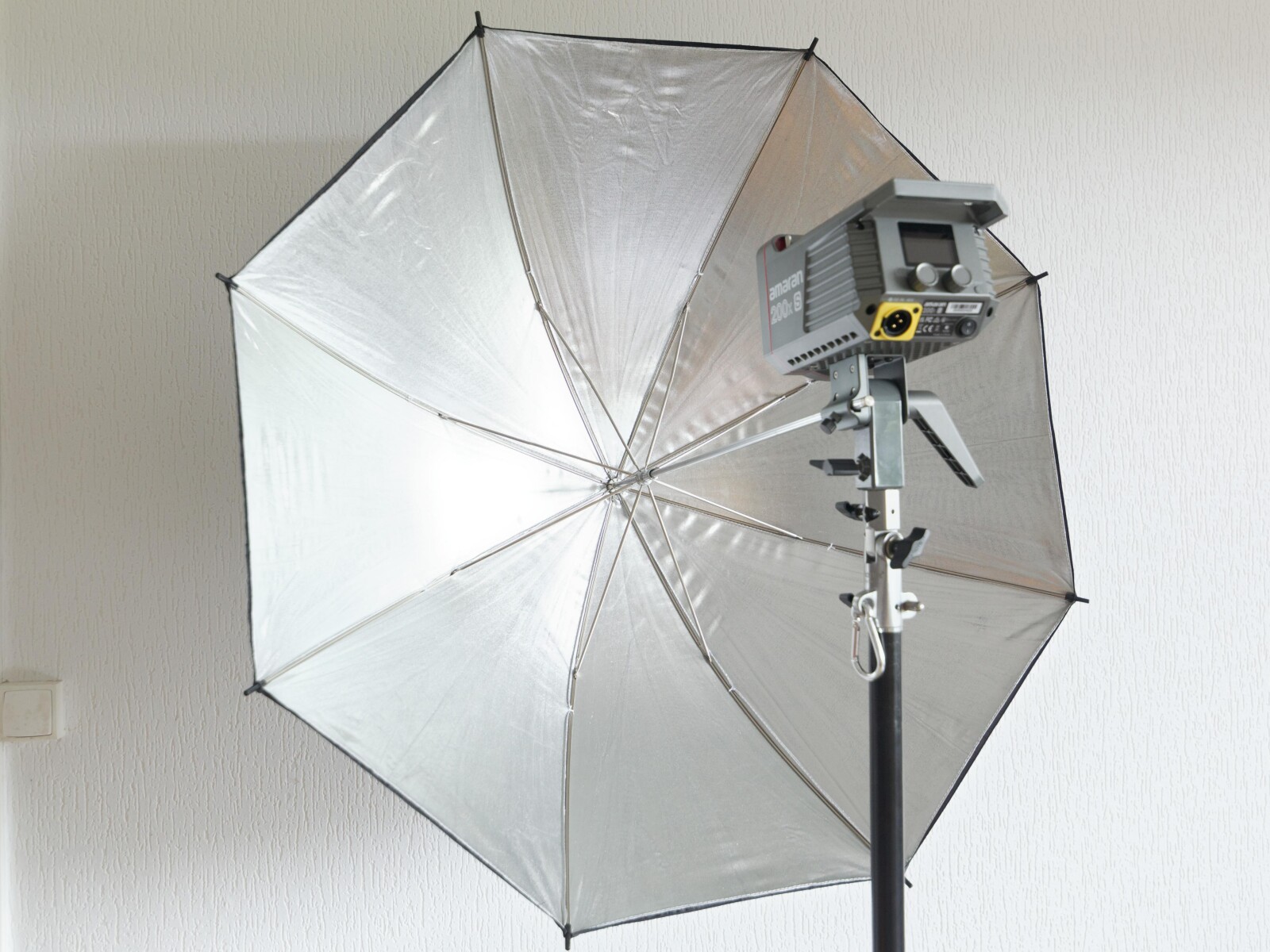 Parapluie argent 91 cm - Photo 1 sur 1