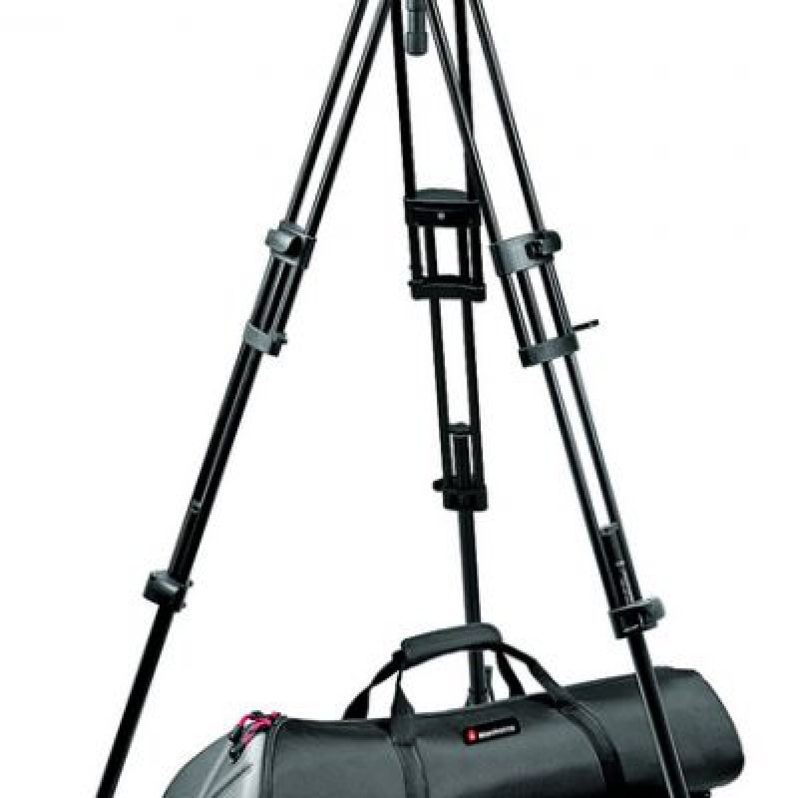 Trépied vidéo Manfrotto 525MV avec tête fluide 501HDV, - Photo 1 sur 3