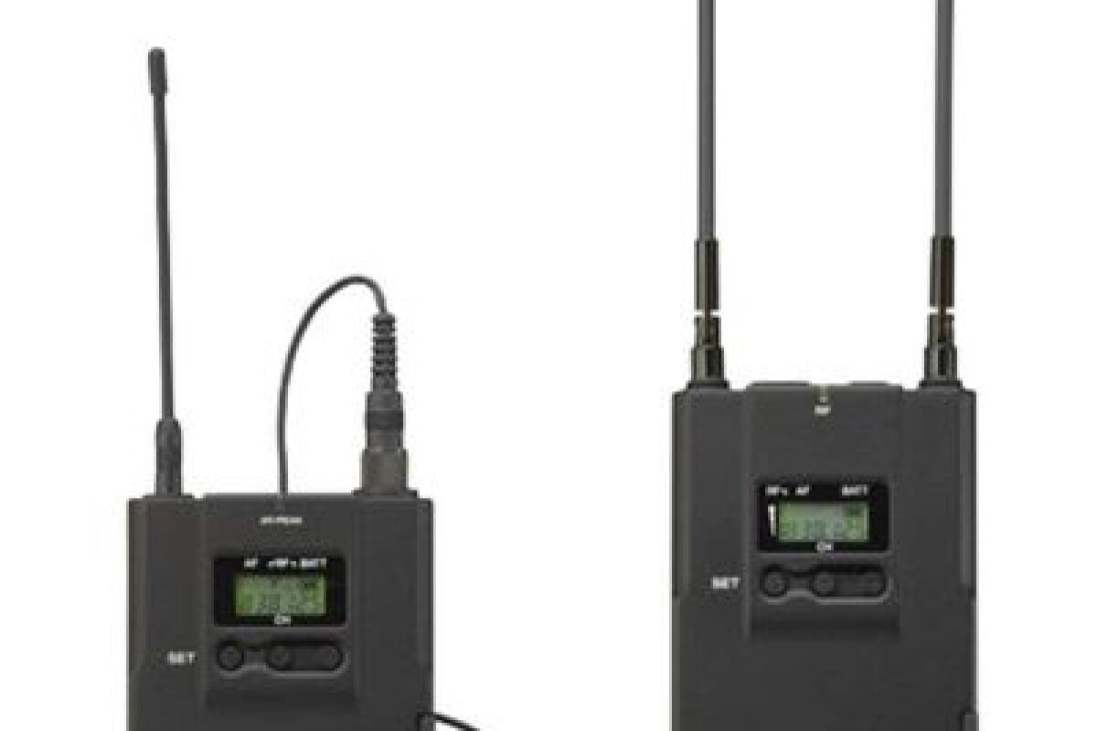 Location Micro-cravate Sony UTX-B2 UHF Synthesized Transmitter + URX-P2 UHF Synthesized Diversity Tuner - Lightyshare