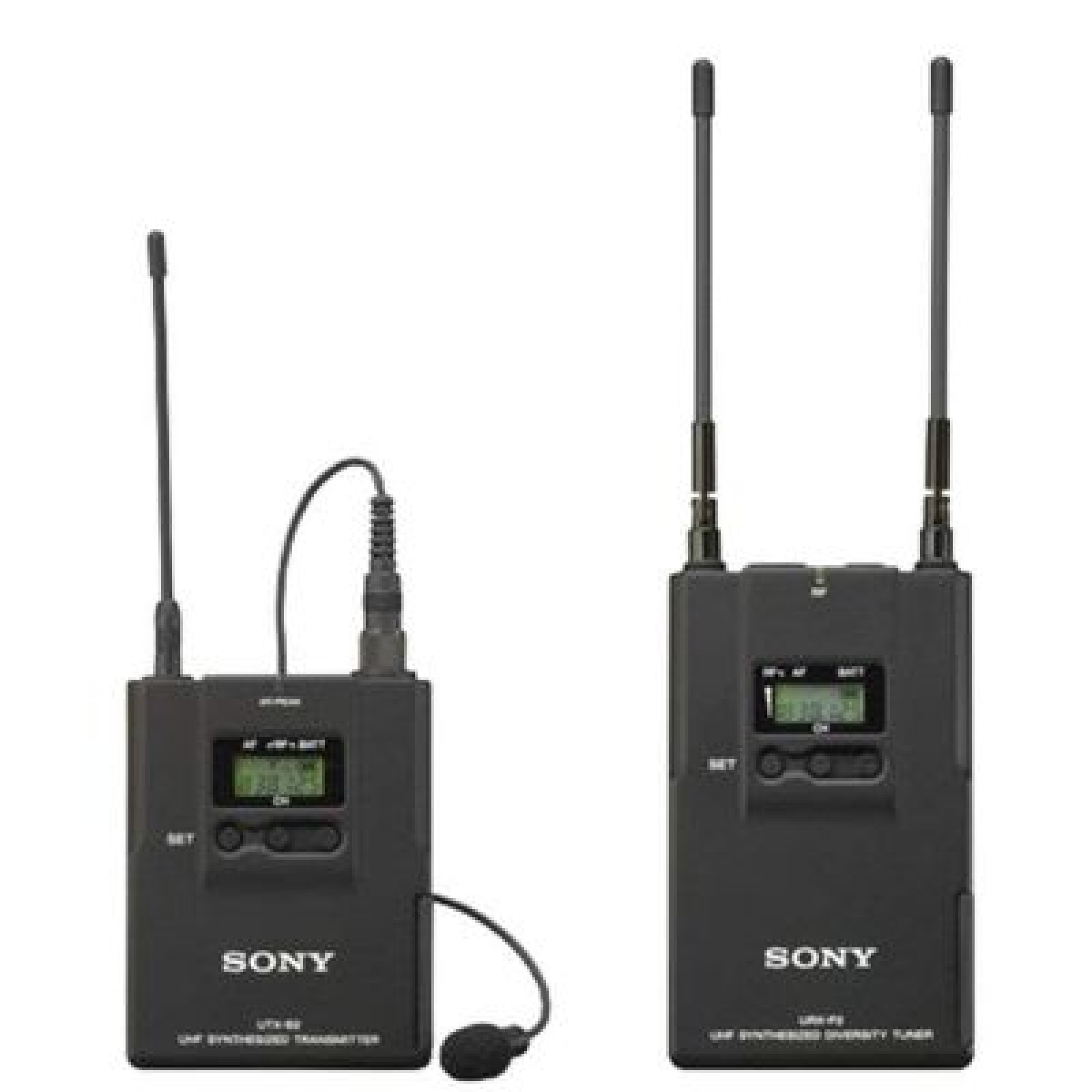 Micro-cravate Sony UTX-B2 UHF Synthesized Transmitter + URX-P2 UHF Synthesized Diversity Tuner - Photo 1 sur 1