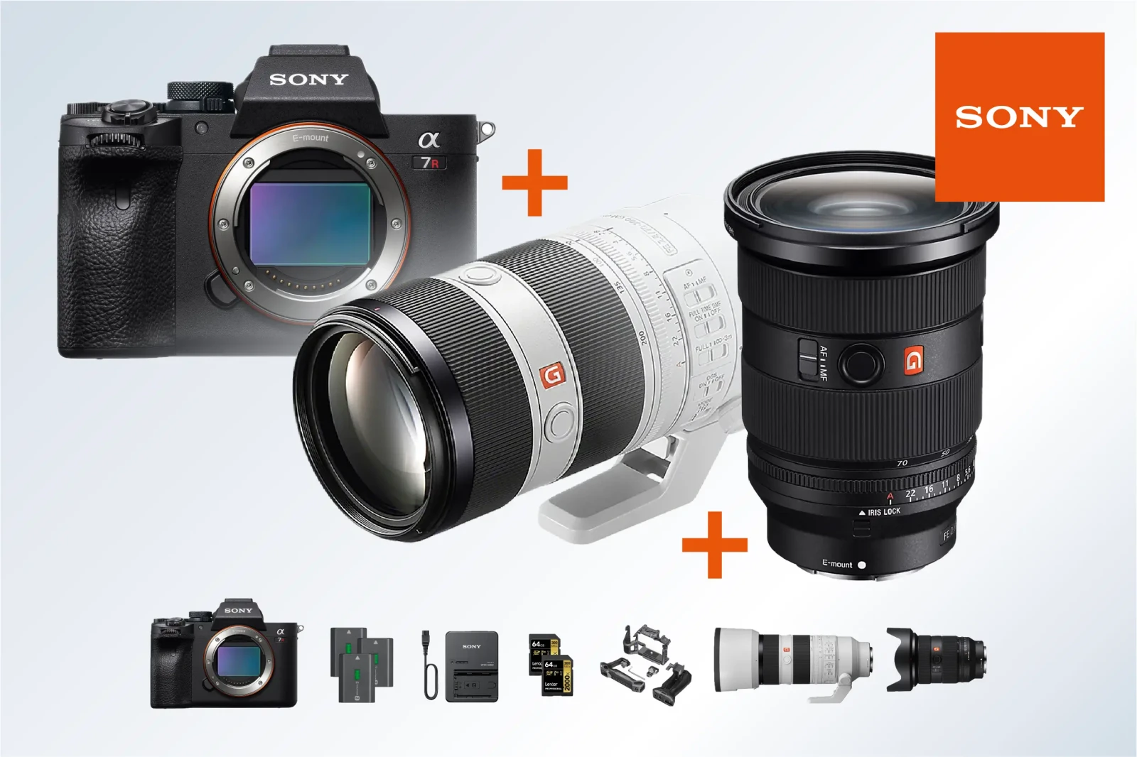 Pack Sony A7RV + 24-70 + 70-200 - Photo 1 sur 1