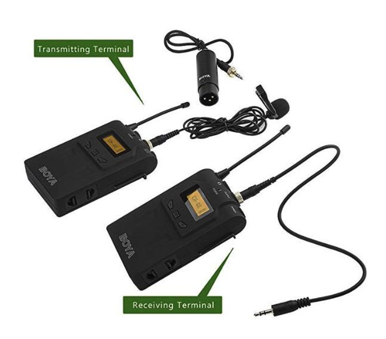 Boya  BY-WM6 Microphone cravate sans fil UHF - Photo 2 sur 3