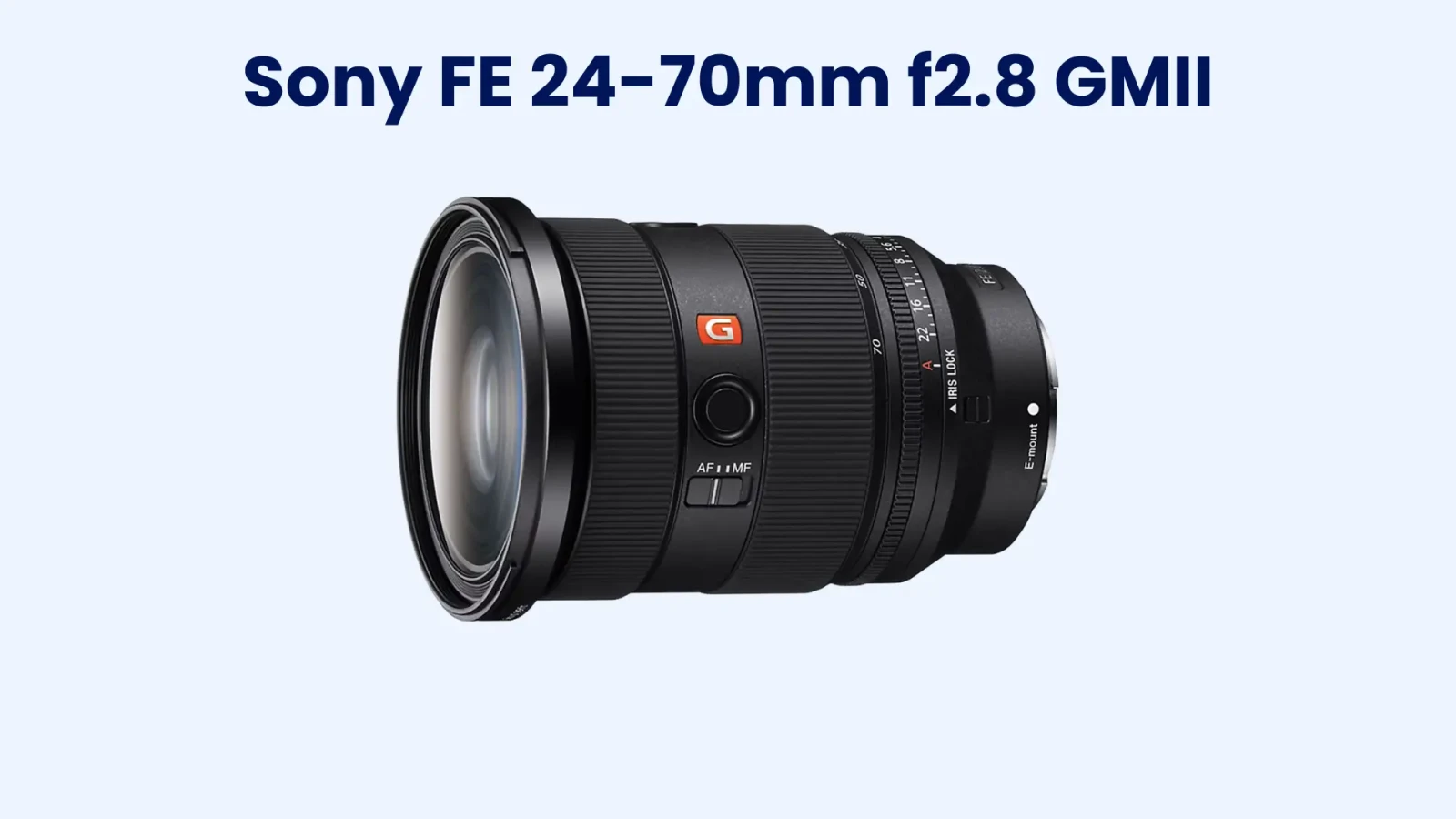 Sony Sony FE 24-70mm F2.8 GM II - Photo 1 sur 1