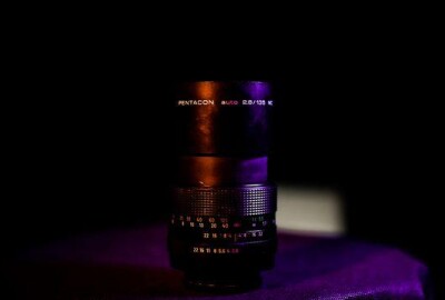 Location Pentacon 2.8/135 diaphragm at 15 blades