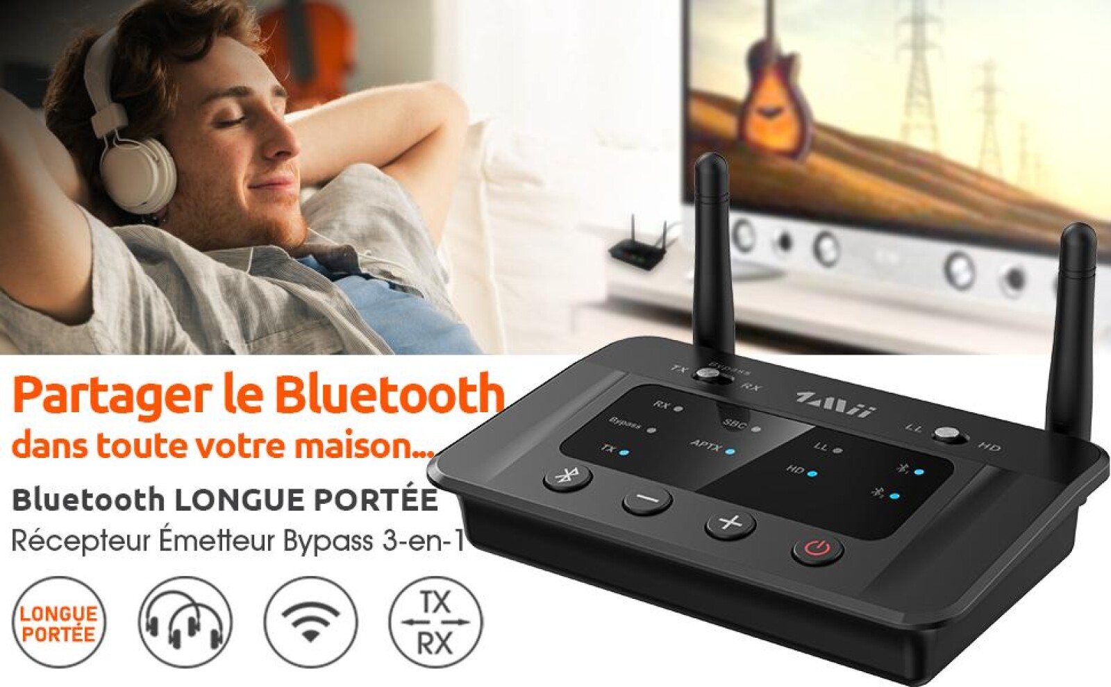 1MII Emetteur Récepteur Bluetooth - Photo 3 sur 3