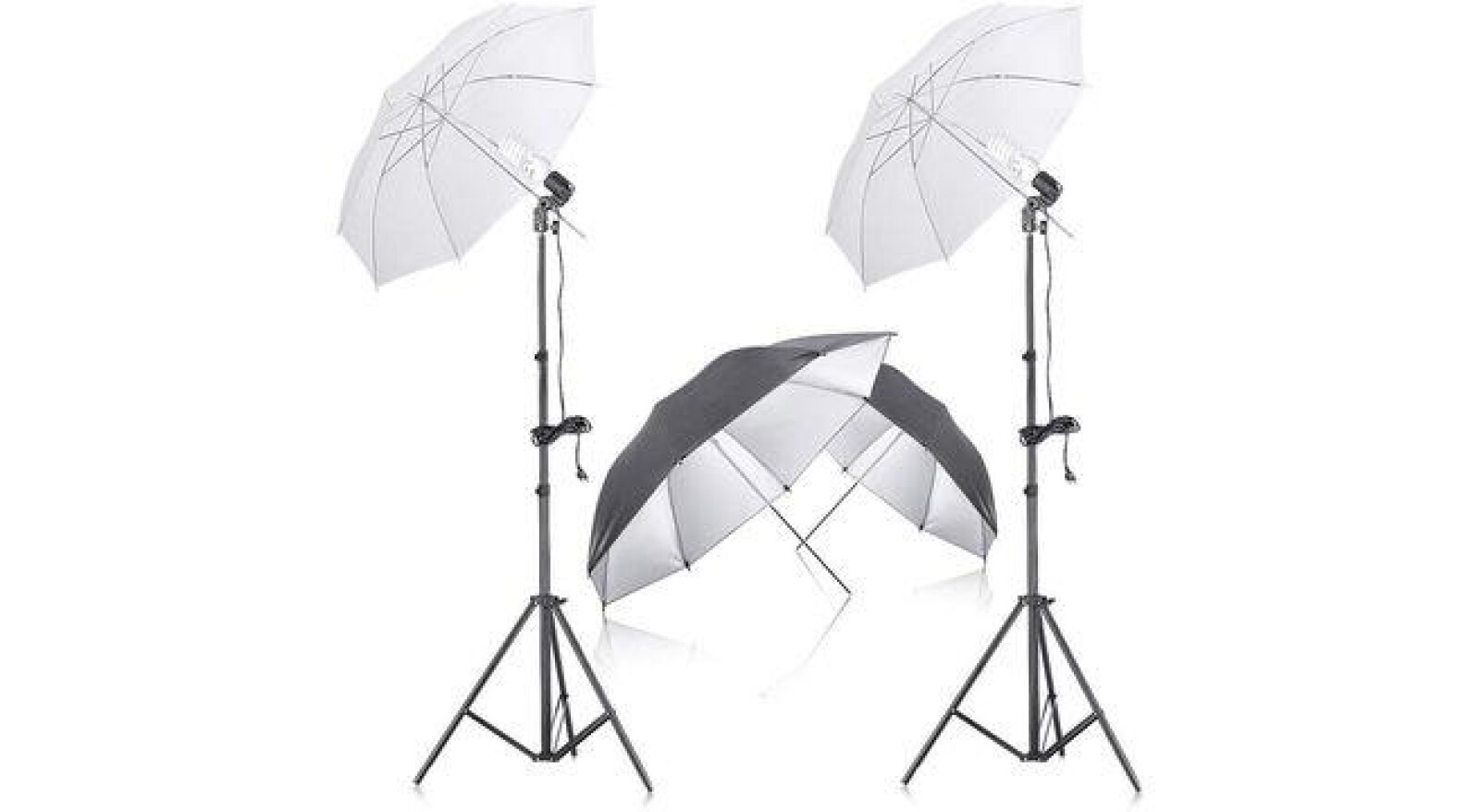 Kit éclairage parapluie 5500°K – 2 x 135W – 3 600 Lm - Photo 1 sur 3