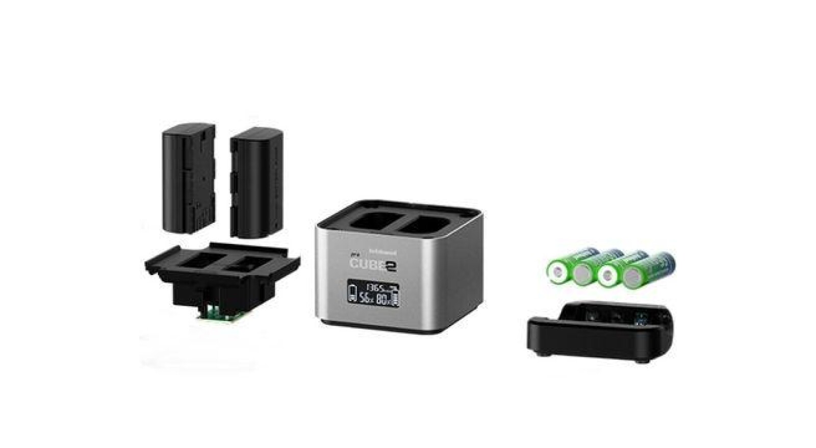 Double chargeur batterie Canon – Piles – Cordon allume-cigare - Photo 2 sur 3