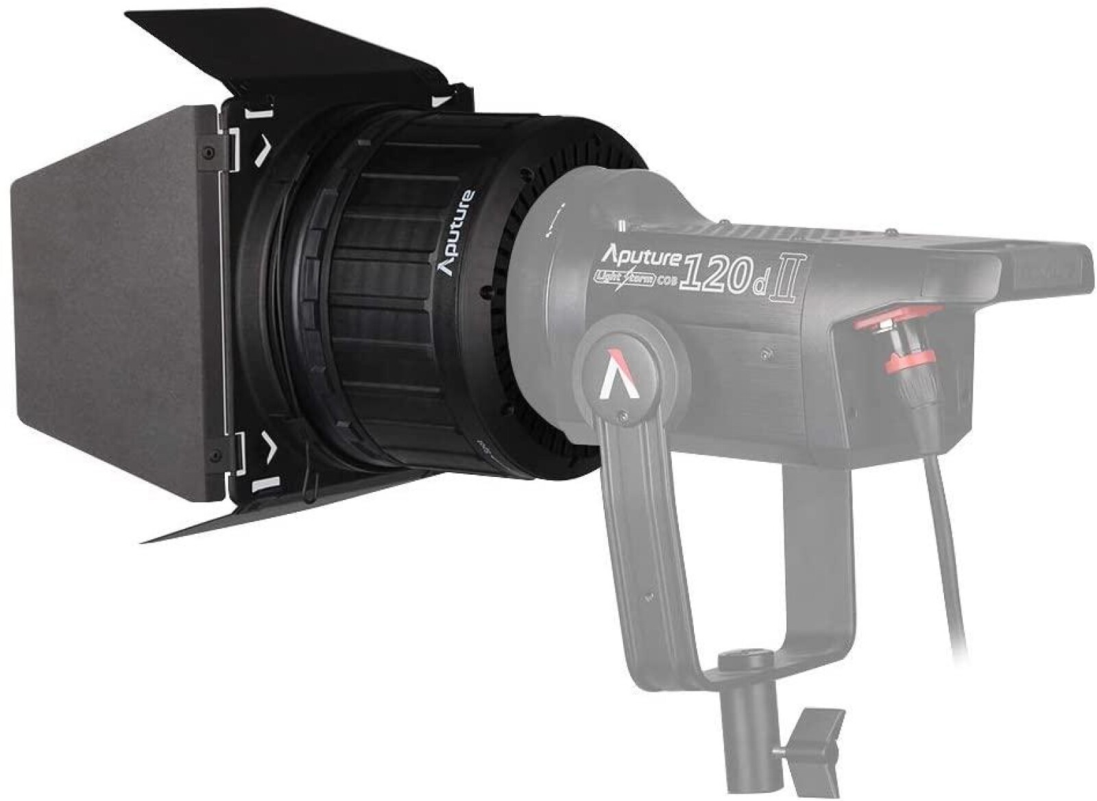 APUTURE Aputure FRESNEL 2X avec barndoor - Photo 2 sur 3