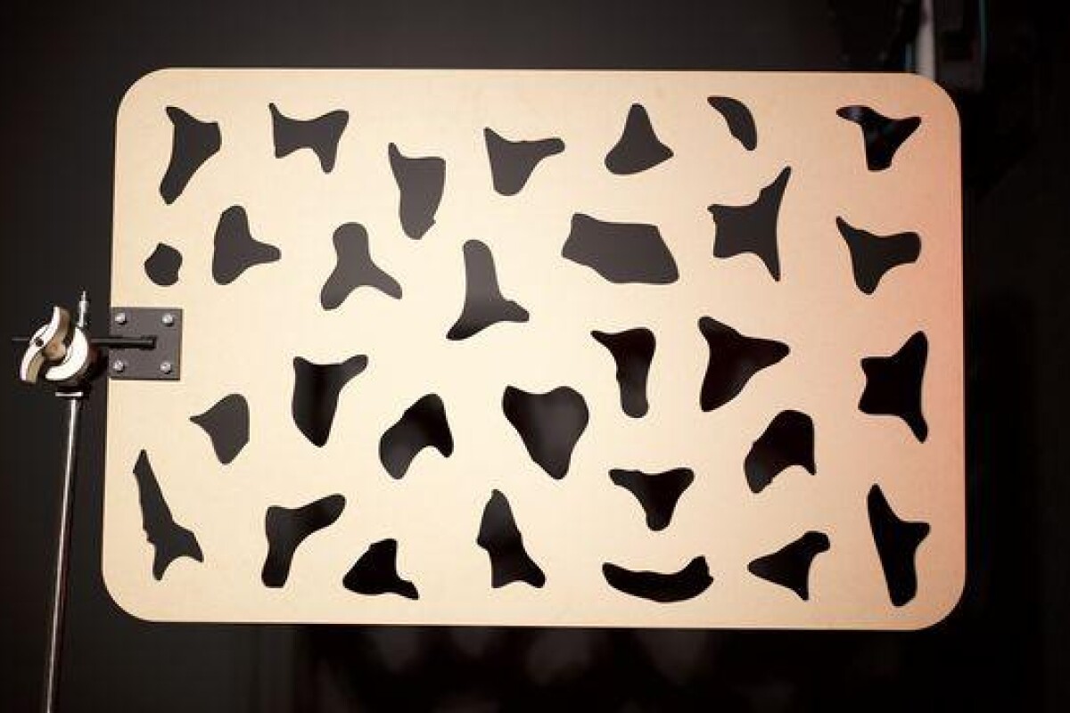 Location Kit de diffusion - 1 Panneau bois Cucoloris - 60x90cm - Lightyshare