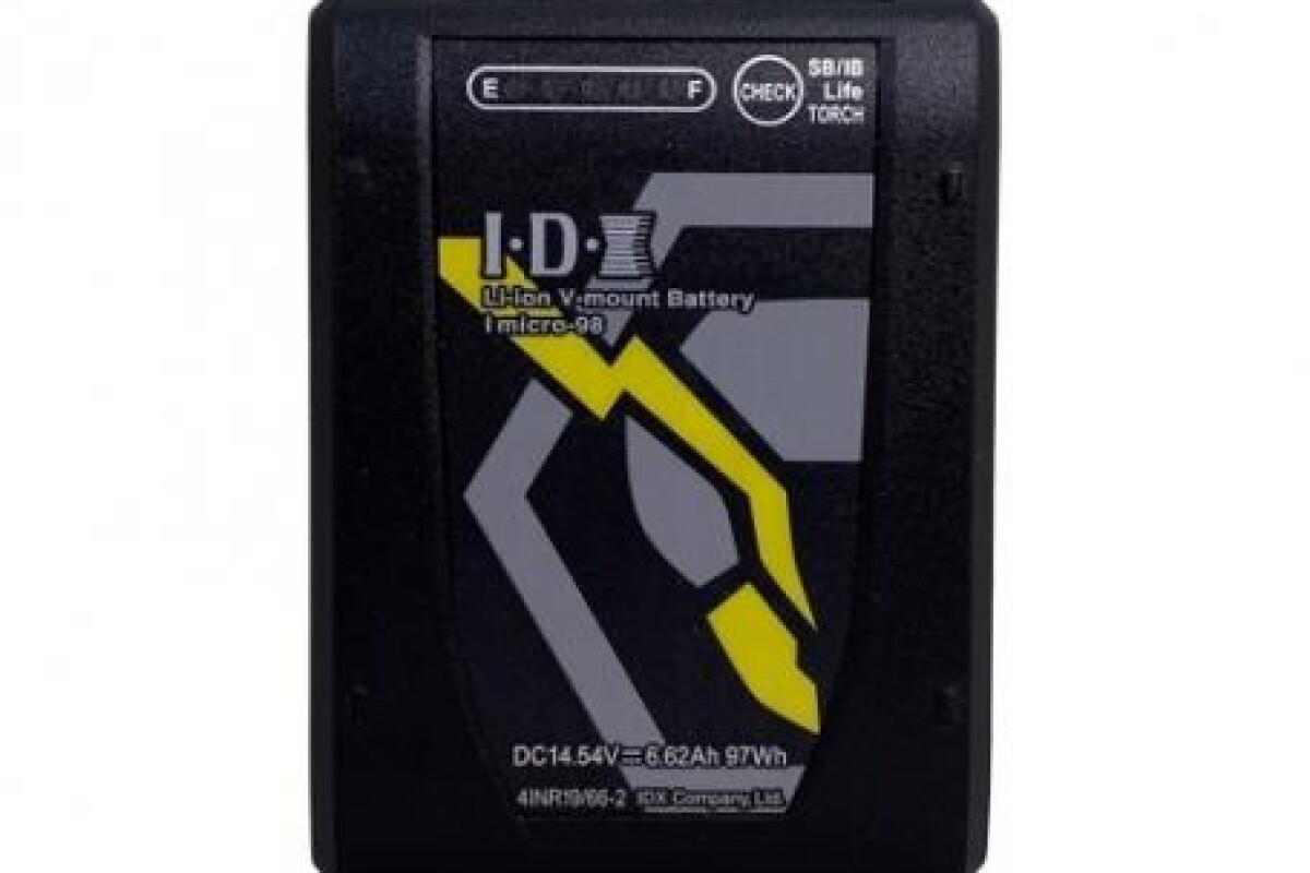 Location Batterie V-Mount IDX - 97Wh - 2x prise D-tap - Lightyshare