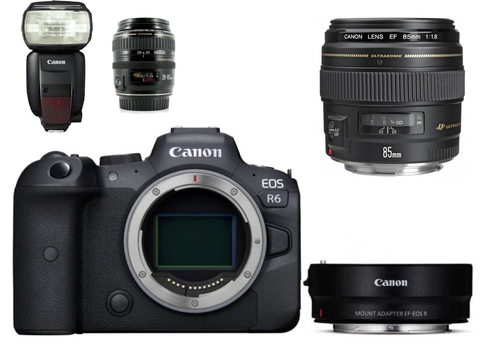 Kit Portrait - boitier Canon R6 - Flash - 2 objectifs - Photo 1 sur 5