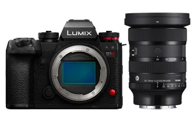 Location Lumix S1ii + sigma 24-70mm - 2.8 Mark ii + 4 batteries