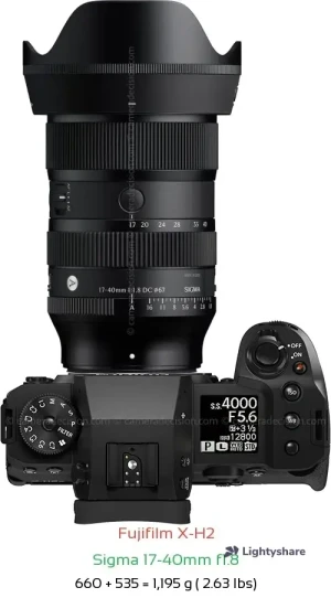 Photo Pack Fujifilm XH2 + Sigma 17-40mm 1.8
