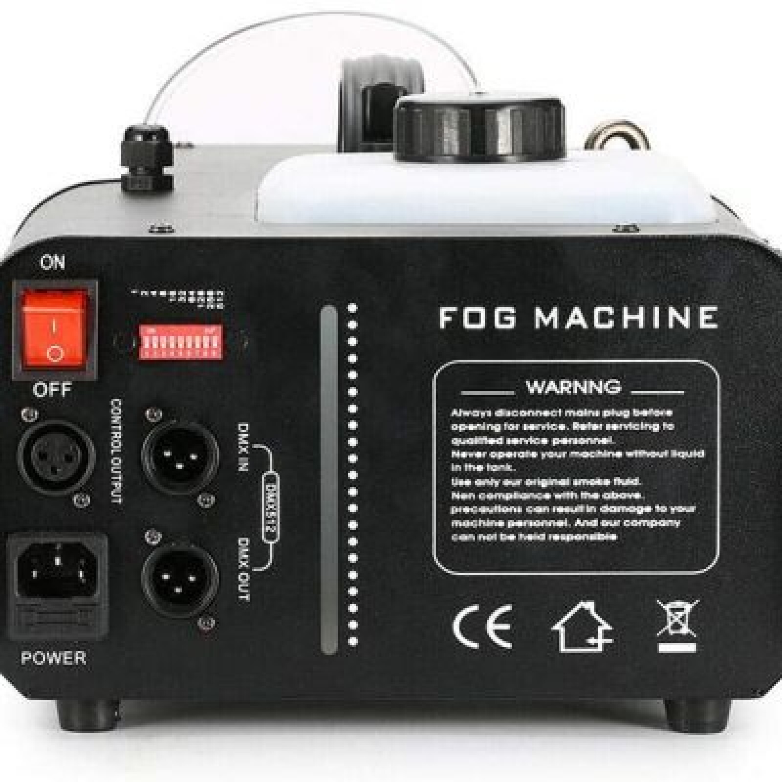Une Machine à fumée 1500W avec télécommande sans fil, système de lumière DMX LED RGB 3in1 9x3W. - Photo 4 sur 4