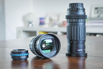 Location PACK zooms ANGÉNIEUX vintage Full Frame - 28-70mm f2.6 & 70-210mm f3.5 Macro