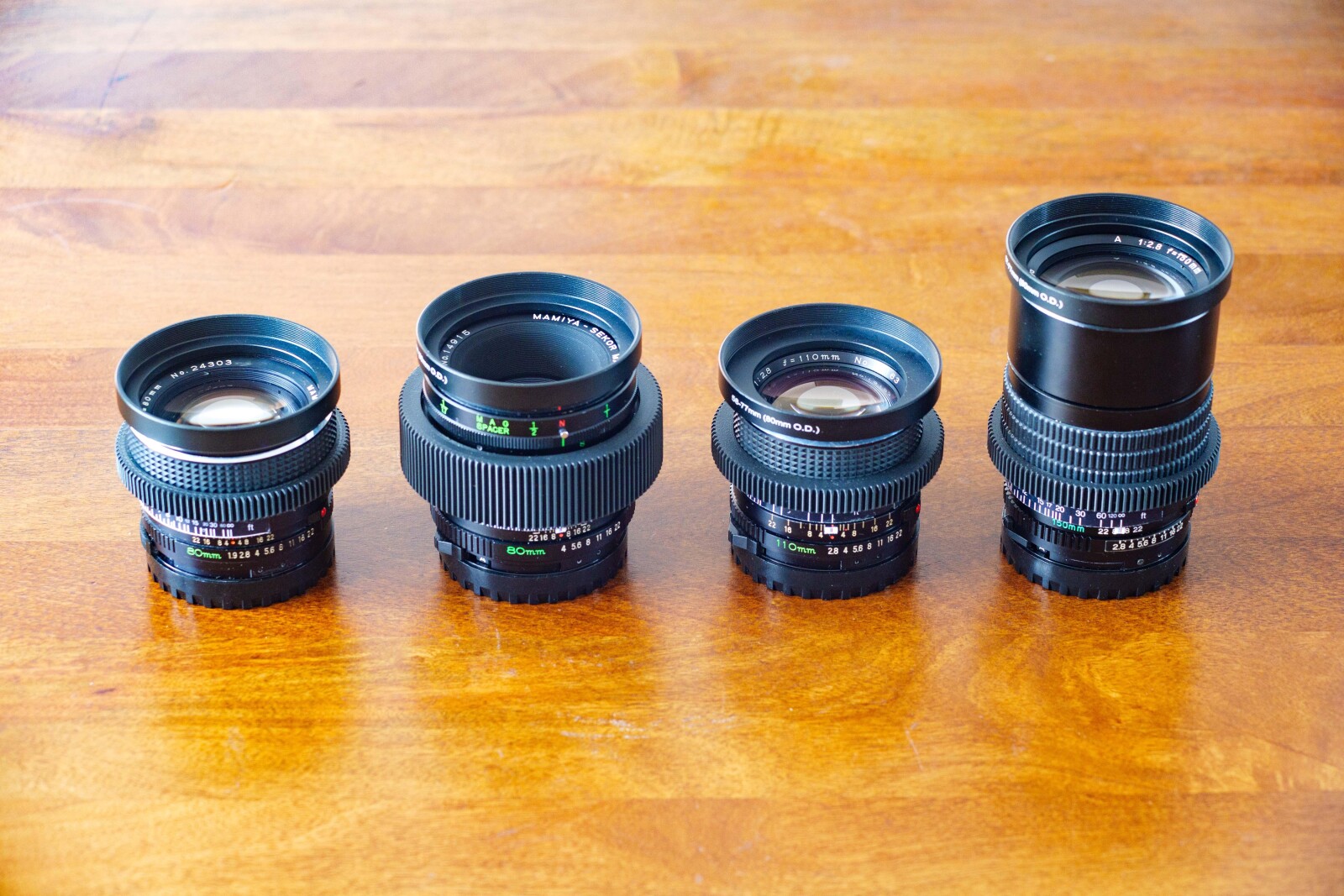 Série 9 optiques MAMIYA Sekor 645 C - Photo 3 sur 9