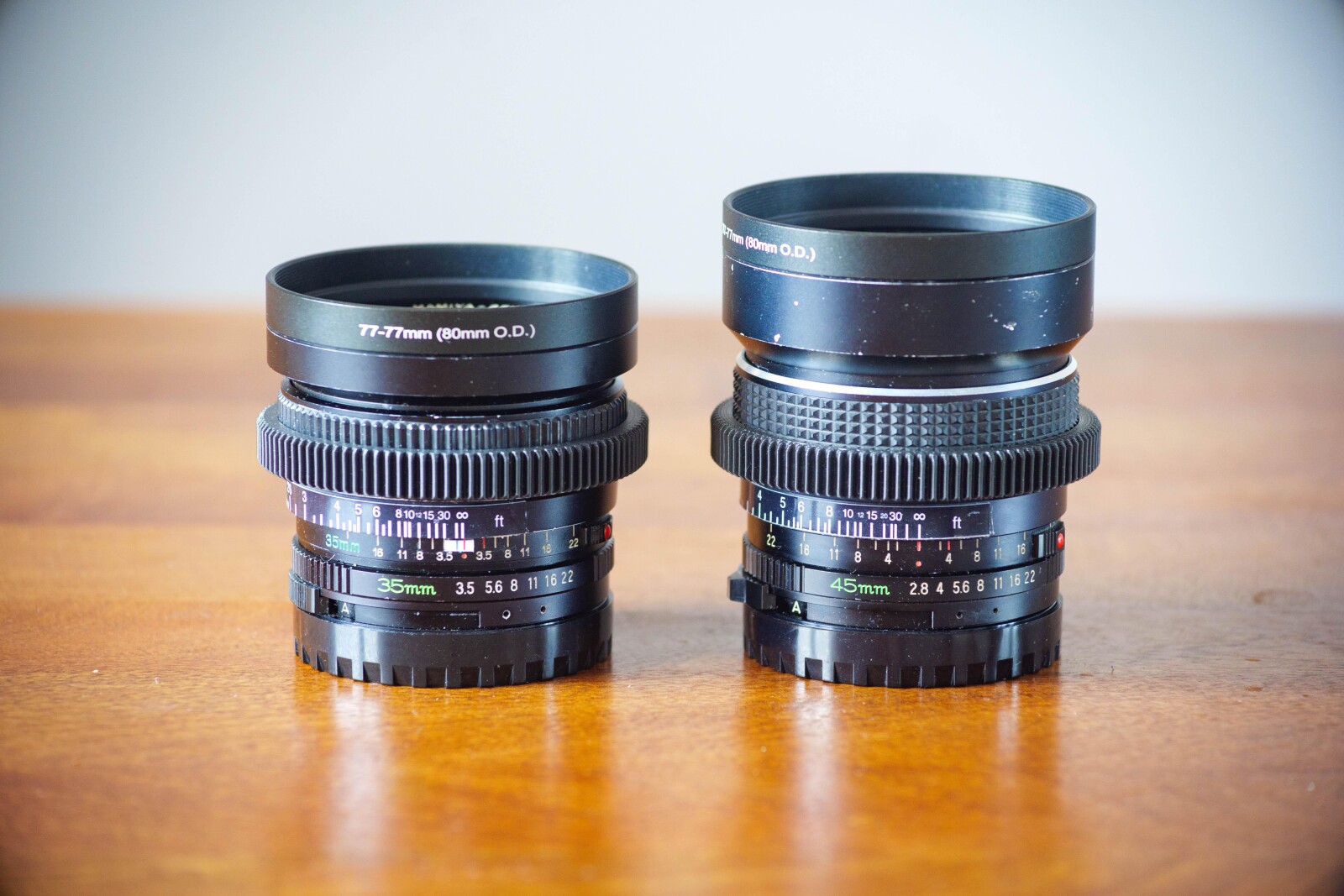 Série 9 optiques MAMIYA Sekor 645 C - Photo 5 sur 9