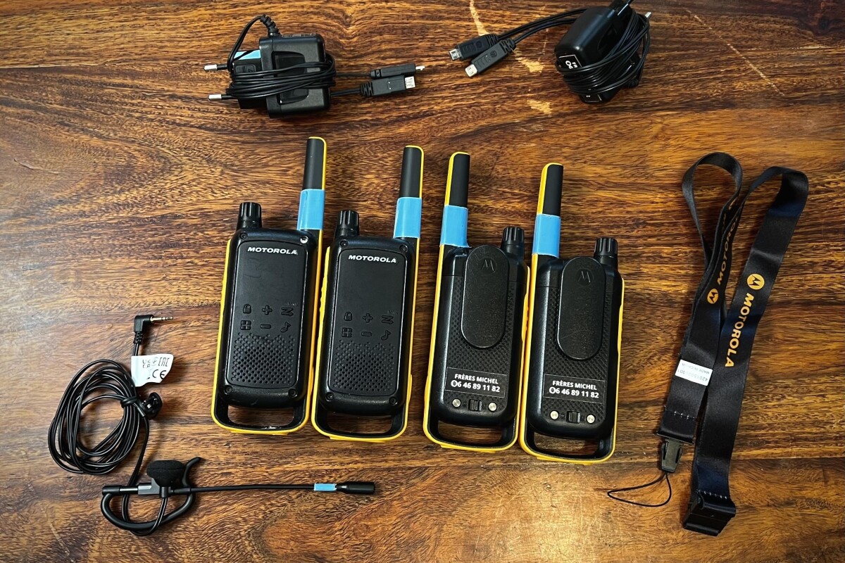 Location 4 Talkies Walkies 10km - Norme IPX4 - Lightyshare