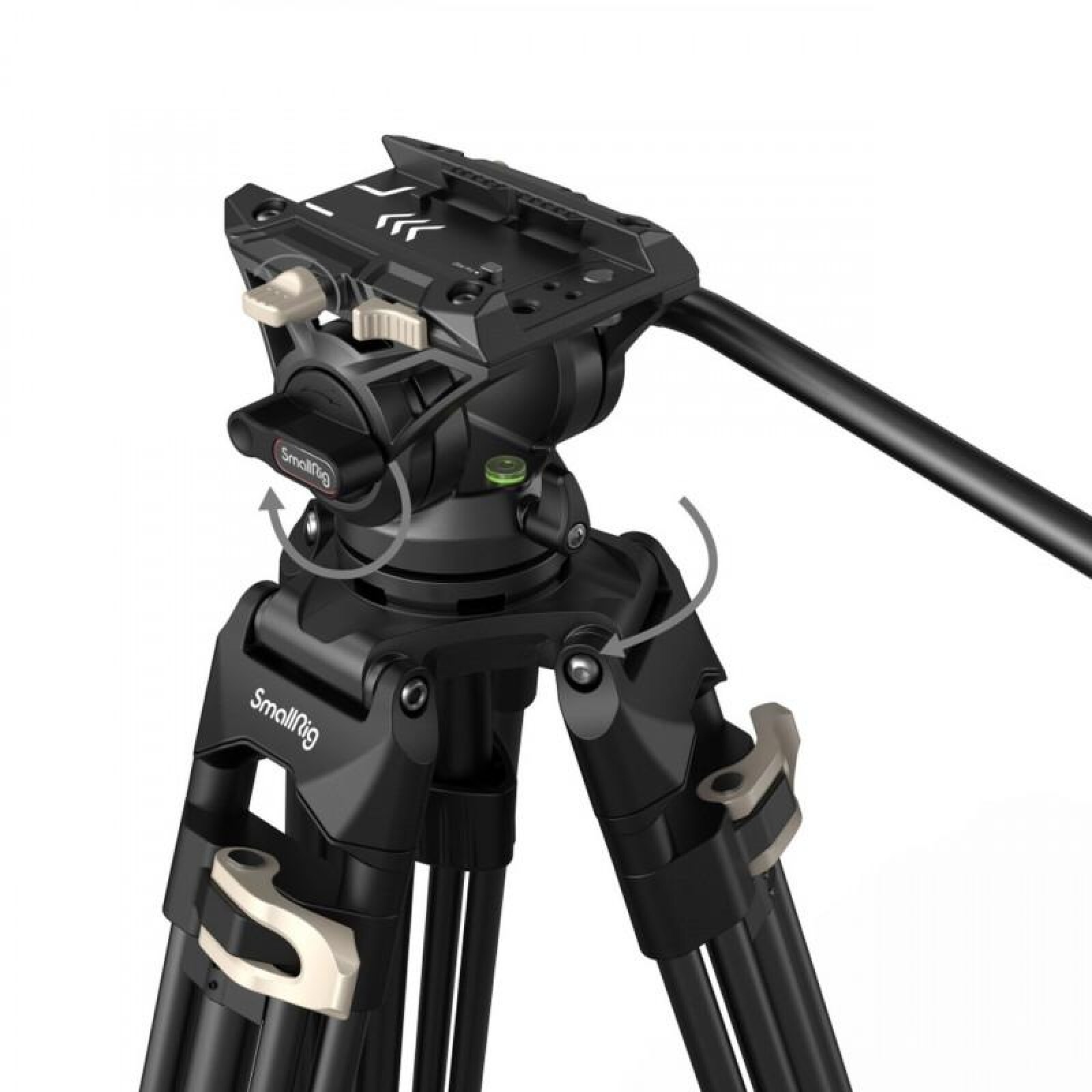 SMALLRIG TREPIED VIDEO AVEC ROTULE FLUIDE AD-01 3751 - Photo 2 sur 6