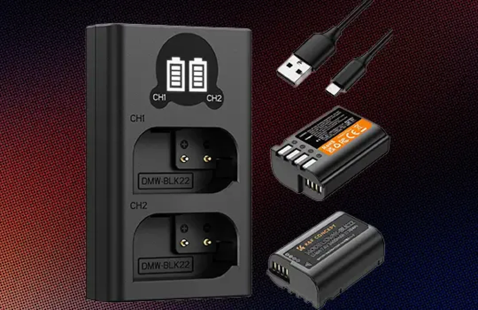 K&F CONCEPT DMW-BLK22 Batterie - Photo 1 sur 1