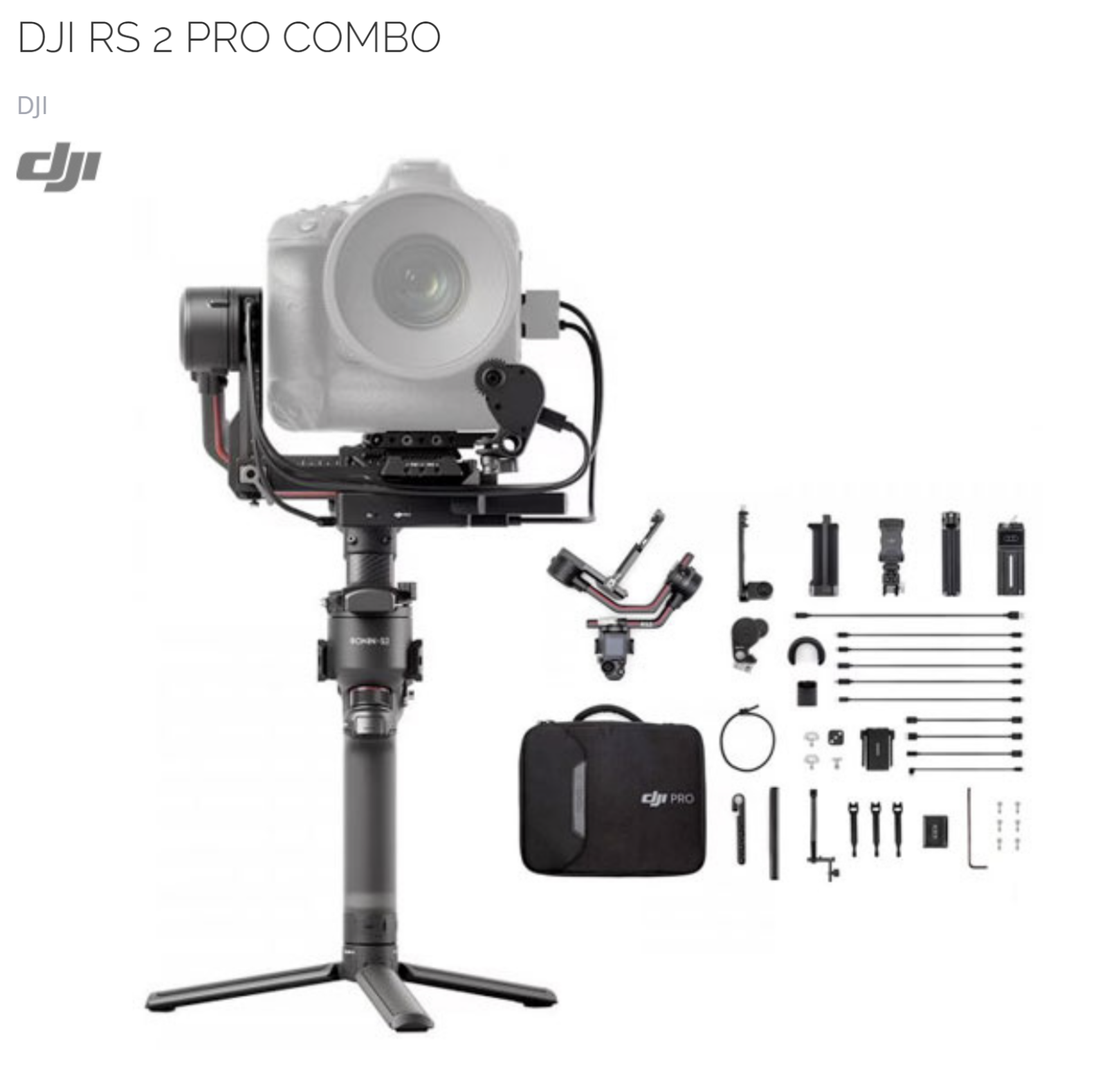 Stabilisateur DJI RS2 PRO - Photo 1 sur 1