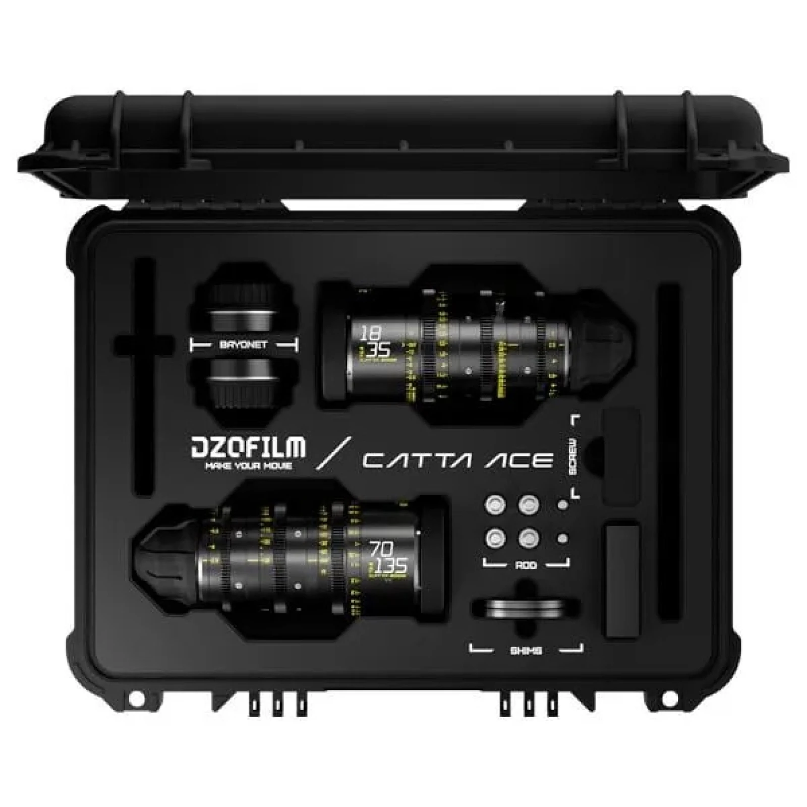 DZOFILM Catta Ace Zooms PL/EF 35-80mm T2.9 + 70-135mm T2.9 - Photo 1 sur 1