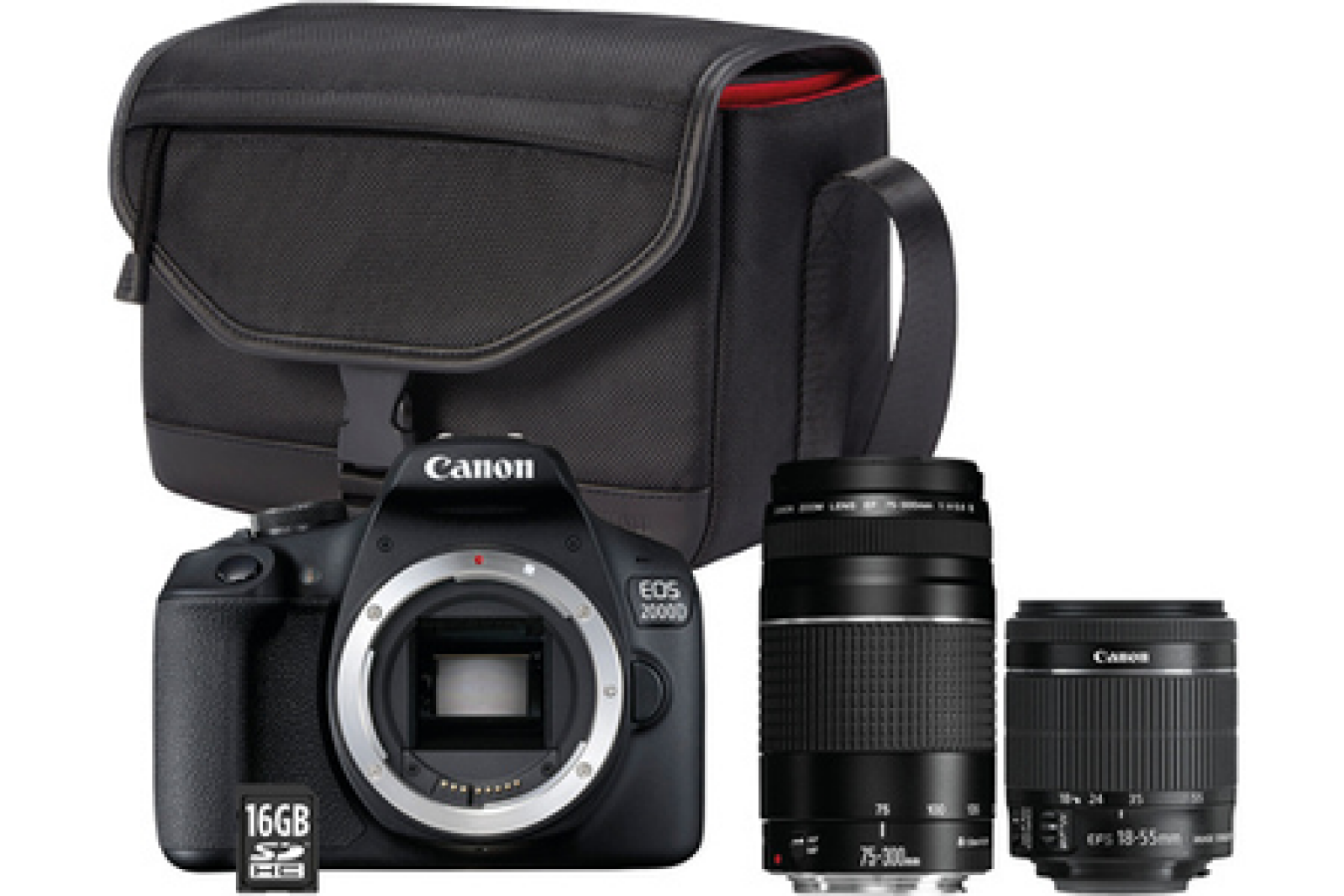 Pack Basique appareil photo canon eos 2000d - Photo 1 sur 3