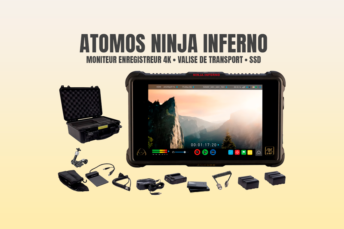 Location Moniteur Enregistreur - ATOMOS NINJA - Lightyshare