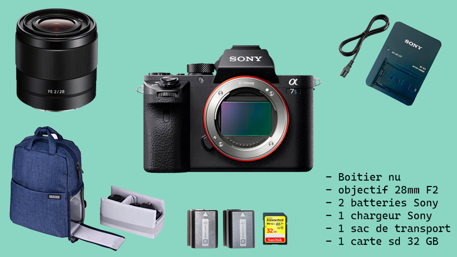 Sony Alpha 7S II - Kit vidéo - Photo 1 sur 6