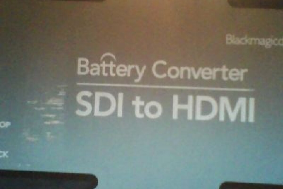 Location battery converter sdi to hdmi - Lightyshare