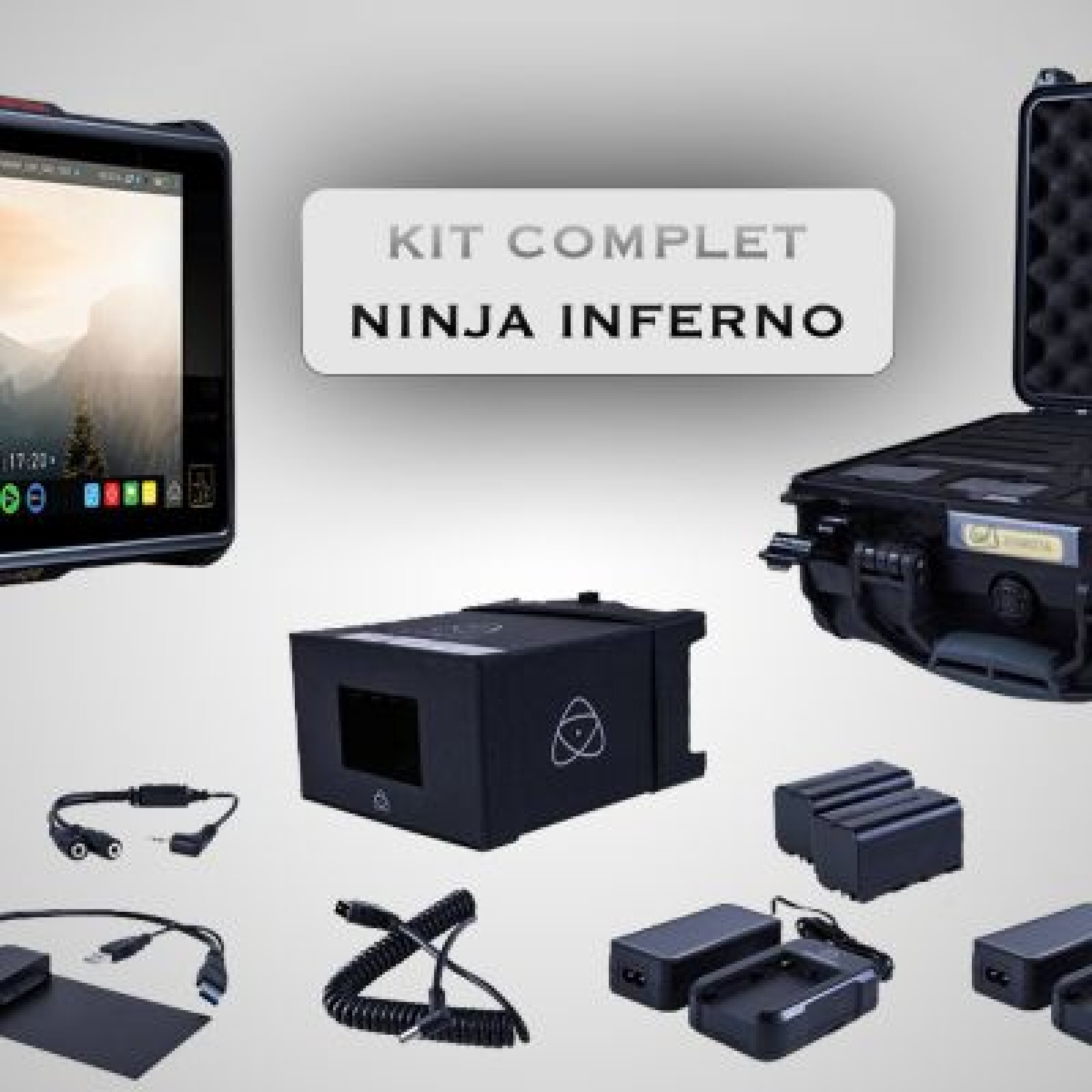 KIT COMPLET Ninja Inferno 4K  + Batteries + SSD (w/ Travel Case) - Photo 1 sur 4