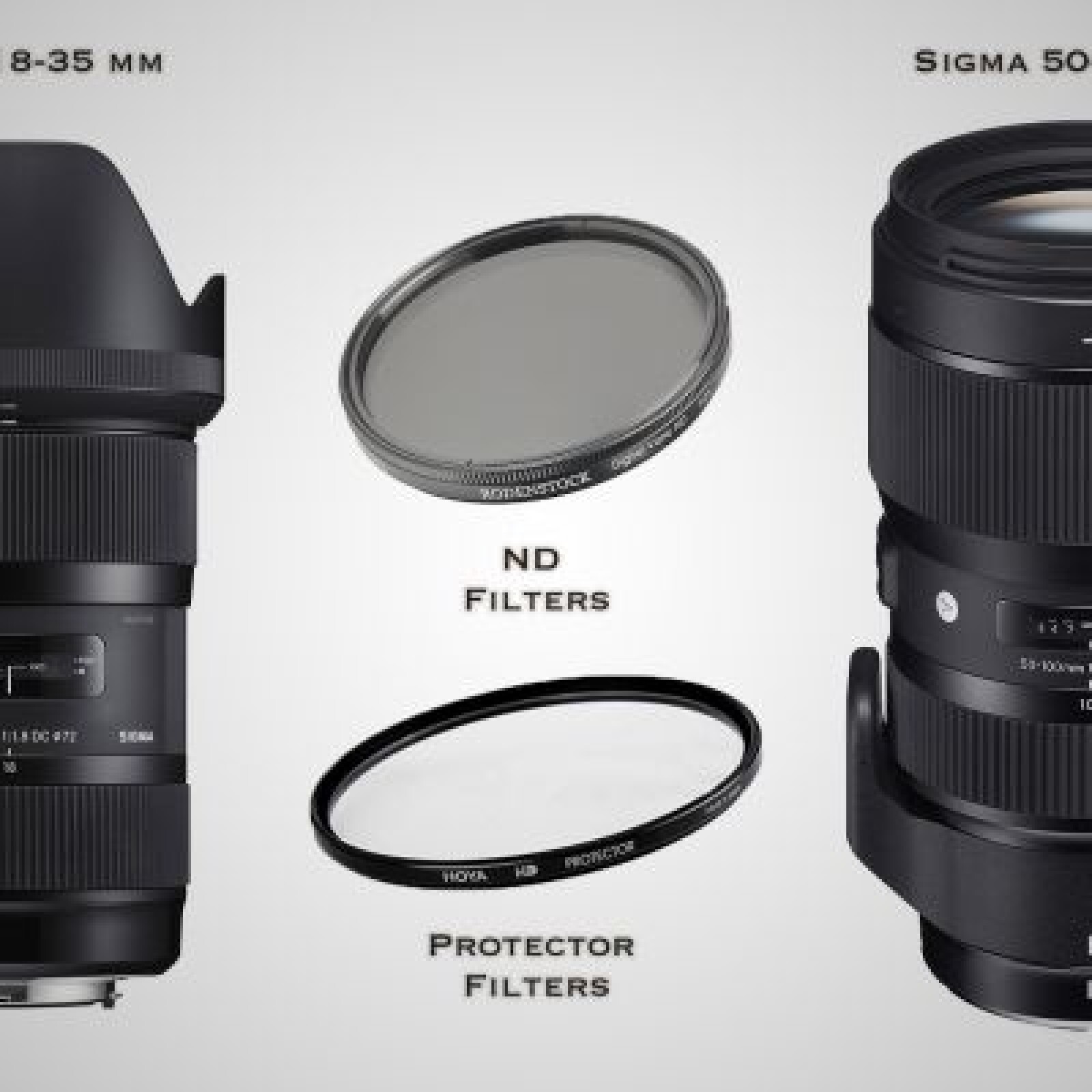 KIT COMPLET 18-35 + 50-100 mm f/1.8 ART + Filtres ND + Housses - Photo 1 sur 1