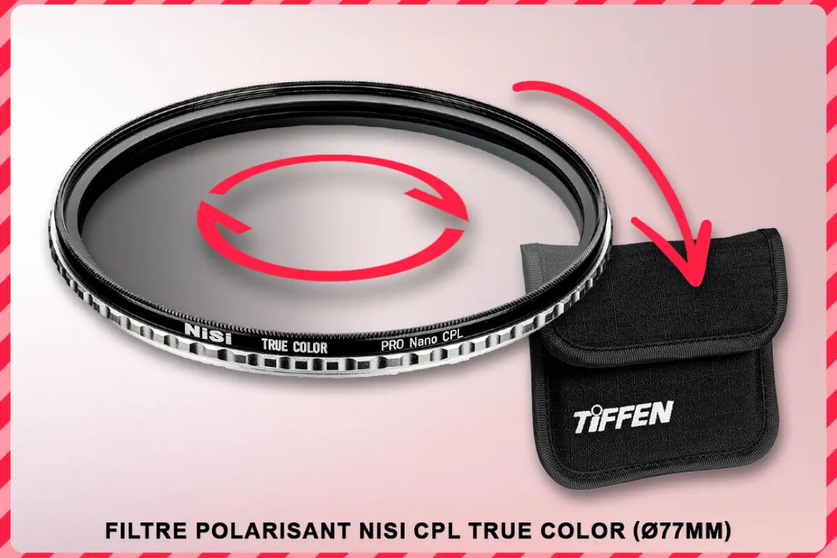 Location NiSi Polarisant NiSi CPL True Color (Ø77mm) - Lightyshare